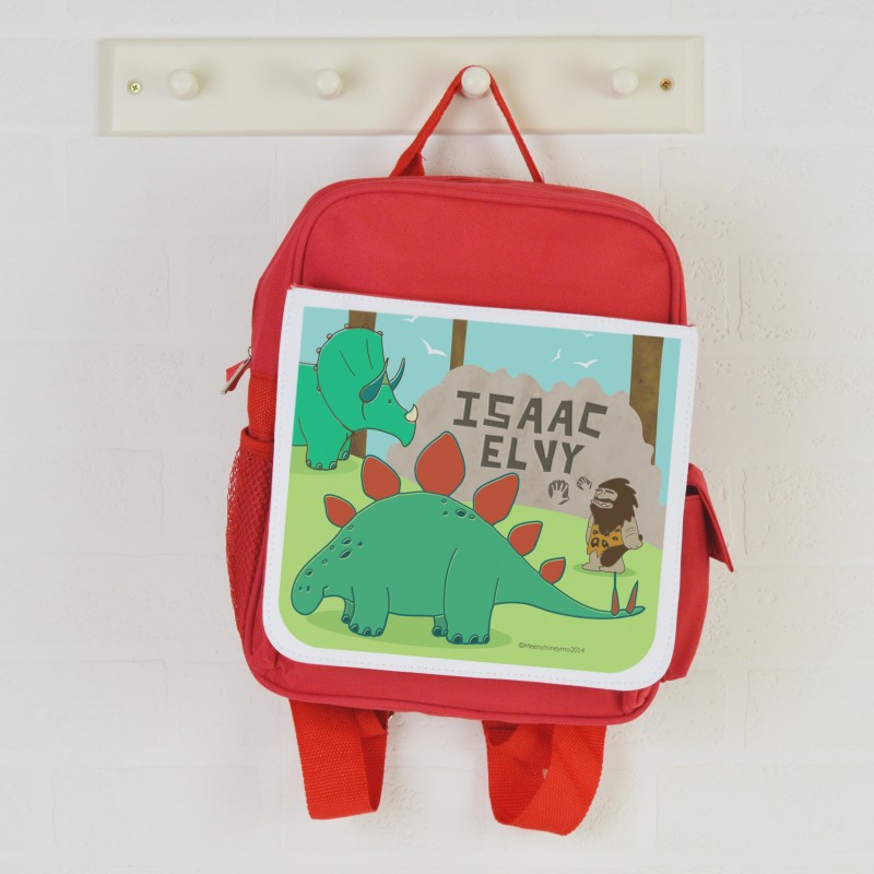 Personalised Dinosaur Backpack Personalised Dinosaur Backpack